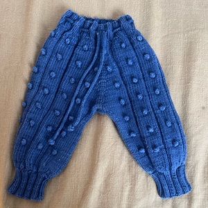 Misha and puff popcorn knit pants